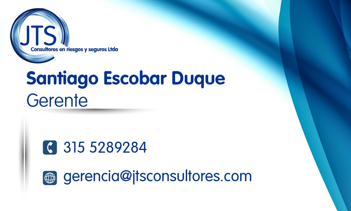 Santiago Escobar Duque, Gerente General JTS consultores